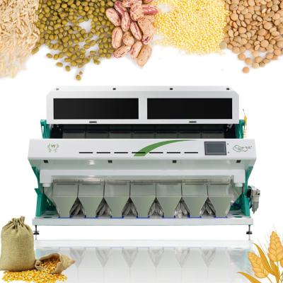 China R&D color sorting equipments Full-Color RGB cameras used to sort rice beans nuts seeds plastics grains for sale