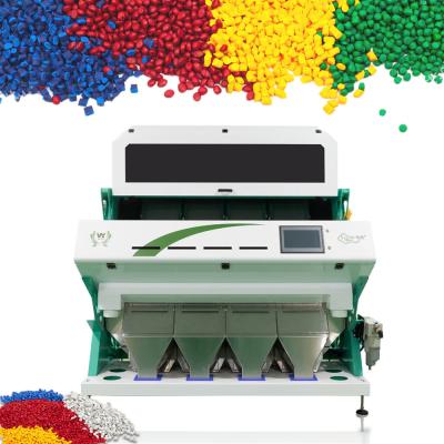 China 256 Channels with Toshiba Camera PET ABS PVC Scrap Plastic Flakes Color Sorting Machine for sale