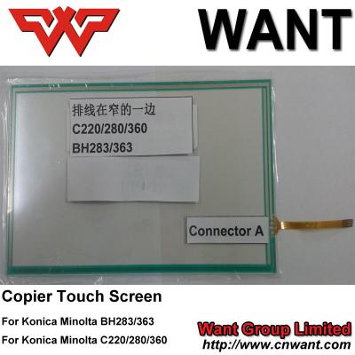 China Touch Screen For Konica Minolta Bizhub C280 C220 C360 Copier,For Konica C220 C280 C360 LCD Panel,Touch Screen Parts for sale