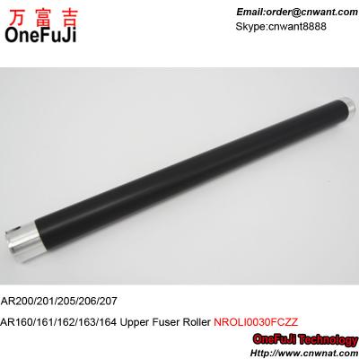 China Sharp AR160 AR161 AR162 AR163 164 AR200 201 205 206 207 AR-3818S 3020D 3821D upper fuser roller NROLI003 for sale