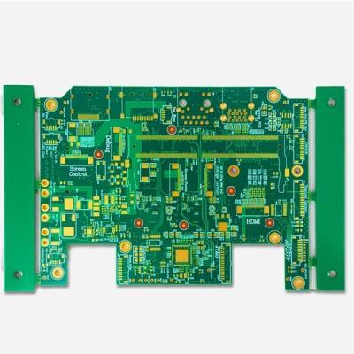 China PWB múltiple rígido ENIG de la capa blanco del verde de la placa de circuito del PWB de 12 capas en venta