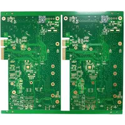 中国 ENIG 8は堅いPCB板シルクスクリーン白いKB6160Aの緑1.6mmを層にする 販売のため