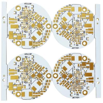 중국 ENIG 2 층 알루미늄 PCB 전자공학 리지드 피씨비 물질 1.55 밀리미터 판매용