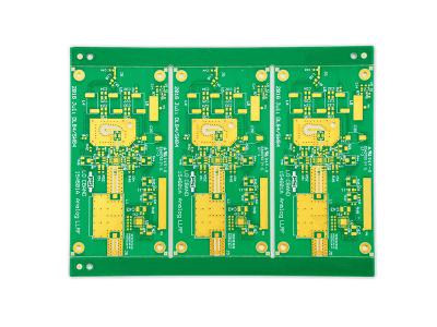 China ENIG Custom Printed Circuit Board 1oz Four Layer PCB FR4+Lsola for sale
