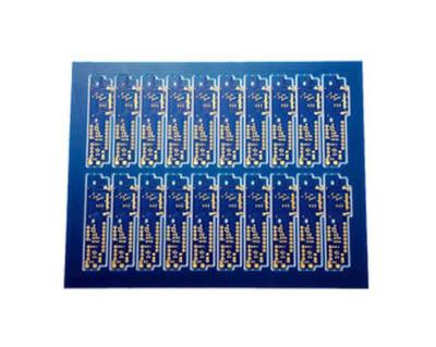 China Custom Quick Turn PCB High TG 3mil Blue PCB Board Intelligent Security PCB for sale