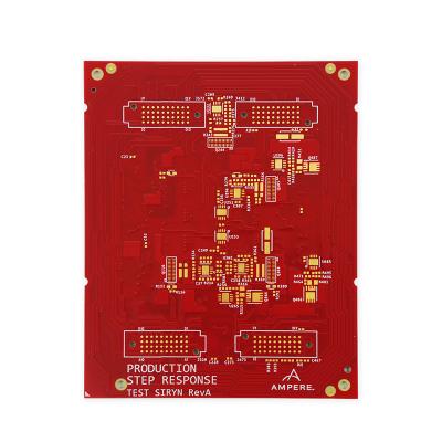 China FR4 Rigid PCB 6 Layer 2oz ENIG 70mm*87mm Red / White Durable for sale