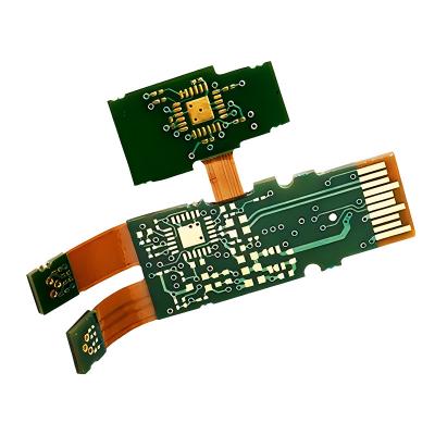 China 4MIL Rigid Flex Circuit Boards HASL Green Printed Circuit Board for sale
