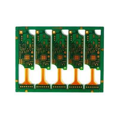 China HASL Rigid Flex PCB 4MIL Hole Size Golden Triangle PCB 2 Layer for sale