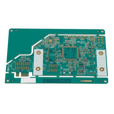 Chine L'à haute fréquence a adapté le vert aux besoins du client ROHS de carte PCB L'ENIG du panneau 1.7oz Rogers de carte PCB de circuit à vendre