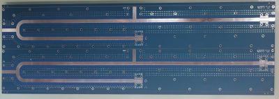 China 2L 3.2mm Thickness 2OZ PCB Blue Mask LF HAL For Antenna Model for sale