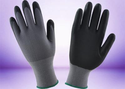 China Logotipo de trabajo cubierto nitrilo micro lleno del diseño del cliente de la seguridad de los guantes de la espuma en venta