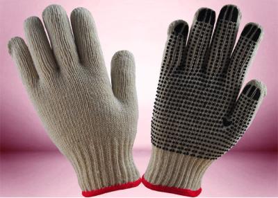 China Cotton / Polyester Working Hands Gloves Flexible Shell Weight 550g Per Dozen for sale