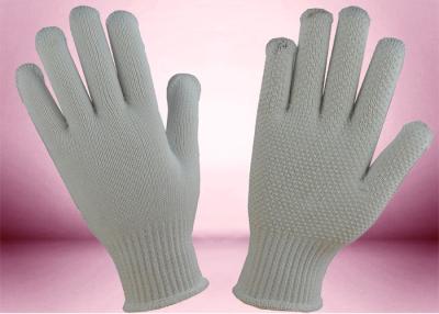China PVC Dots Cotton Knitted Gloves Seamless Construction Non Toxic Materials for sale
