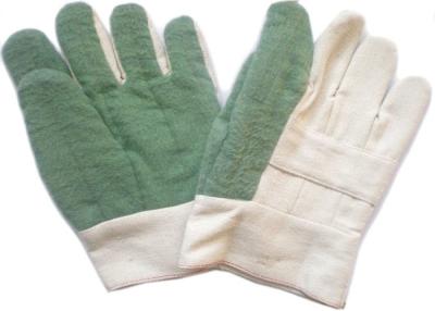China Knit Cuff Gardening Heat Resistant Gloves Natural White Absorbing Sweat for sale