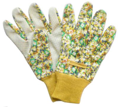 China El taladro puntea guantes de trabajo de trabajo impresos de la granja de los guantes de las manos 9,5' o 10,5 ' en venta