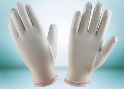 China Light Weight 75D Lint Free Gloves Interlock Finger Style 100% Nylon Material for sale
