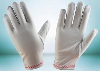 China Red Stitches Line Lint Free Gloves Large Size With Common Binding ZS15-008 for sale