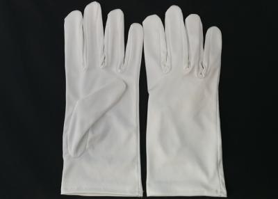 China Fibra micro 100% del polvo del algodón del poliéster cosmético anti de los guantes para los vidrios en venta