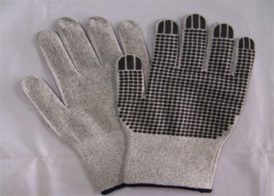 China Black Nitrile Dots Cut Resistant Gloves XS - XXL Sizes Environmental Friendlly for sale