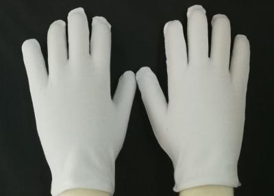 China Cosmetic Overnight Moisturizing Gloves , Cotton SPA Gloves Flexible Knitting for sale