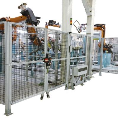 China Easily Assembled Automatic Aluminum Fence Post Fence Panel Woven Wire Mesh Profile Machine for sale