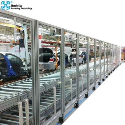 China Easily Assembled Protective Machine Wire Mesh Barrier For Industry And Workshop Conveyor for sale