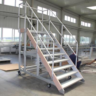 China High Quality Industrial Stairs Suppliers From Ladders, Maintenance Platforms for sale