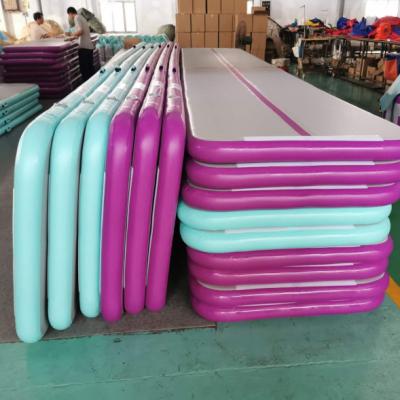 China Free Shipping Inflatable Air Track Mat 3m 4m 5m Gymnastics Airtrack KC Pump for Fitness Exercise for sale