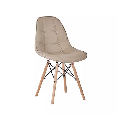 China ODM Leather Modern Armless Dining Chair for sale