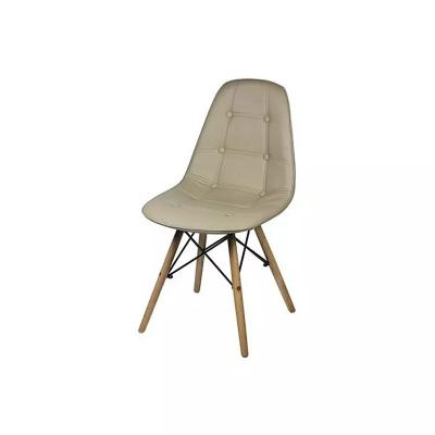 China Cadeira de jantar com pernas de madeira de faia resistente a UV Cadeira de jantar estilo Eiffel 4,8kgs à venda