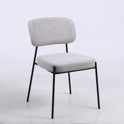 China Cadeiras de jantar de metal modernas e modernas com personalização Certificação ISO9001 à venda