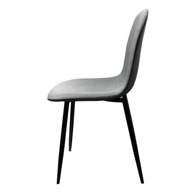 China W48cm Modern Metal Frame Dining Chair Armless Dining Chair Strong Bearing for sale
