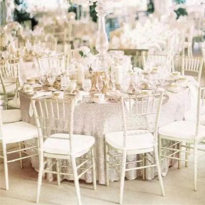 China Strong Frame Catering Metal Wedding Chair Fancy Hotel Furniture UV Resistant for sale