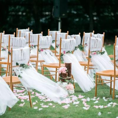 China La boda apilable de la alta durabilidad preside la silla de cena del cuero del metal del estilo europeo en venta