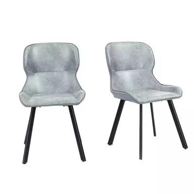 China PU Leather Upholstered Dining Chair Waterproofing Environmentally Friendly for sale