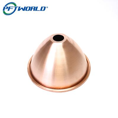 Customizable Silver Copper Metal Spinning Parts With Ra3.2 Roughness