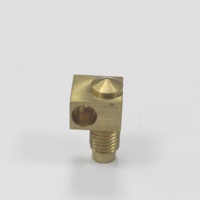 China CNC Brass Parts, Brass 3D Printer Nozzle, Brass Machined Parts, 	Height Gauge for sale
