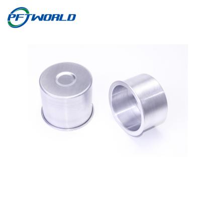 China Silver CNC Machining Parts Cylindrical Stamping Aluminum Componets en venta