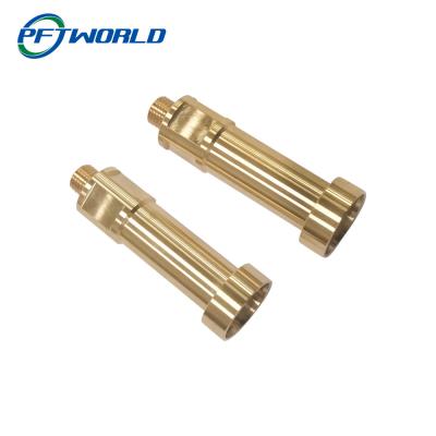 China Precision Machining Parts Brass CNC Turned Parts 5 Axis Custom Machining Nuts And Bolts for sale