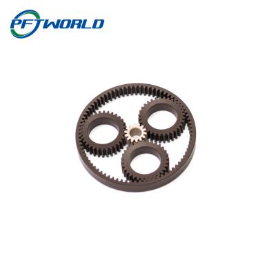 China Small Injection Molding Gears, Injection Molded Plastic Parts, Composite Plastic Gear for sale