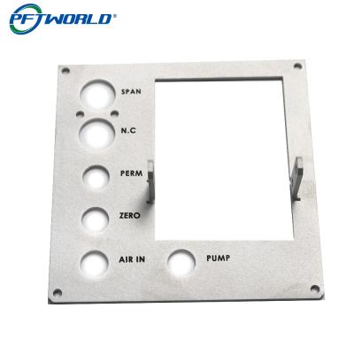 China OEM Presicion Panel CNC Machining Services Parts Silver Plate Custom Bending Accessories for sale