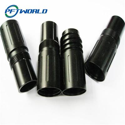 China Custom Machined Plastic Molded Parts Plastic Injection Tooling Black Color for sale