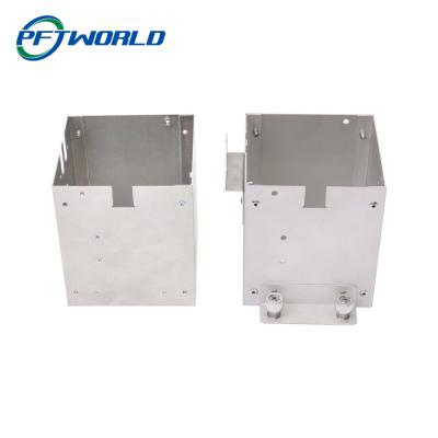 China Custom Metal Box Fabrication Welding Small Aluminum Sheet Metal Part for sale