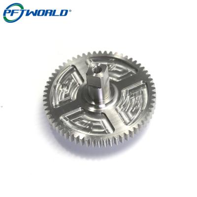 China Custom Cnc Precision Metal Parts Cnc Stainless Steel Aluminum Milling Machining Services Gear Pinion Rack for sale
