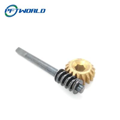China Custom CNC Turning Parts Small CNC Parts Rack / Pinion 0.01-0.05mm Tolerance for sale
