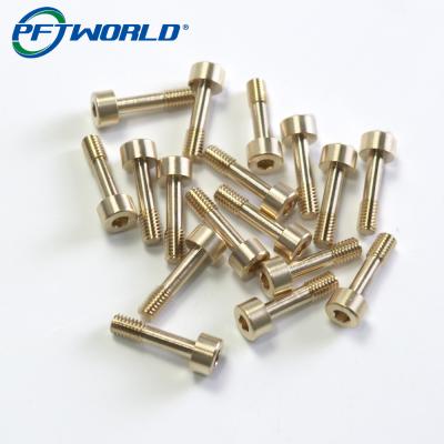 中国 Cnc Precision Customized Aluminium Brass Metal Parts Cnc Machining Brass Copper Parts Service 販売のため