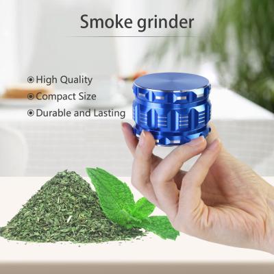 Chine Grilleuse à herbes pour épices de tabac personnalisée en alliage d' aluminium bleu à vendre