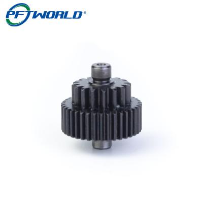 China Precision OEM CNC 4140 Steel Spur Gear Black Oxide Welding Parts Acessórios à venda
