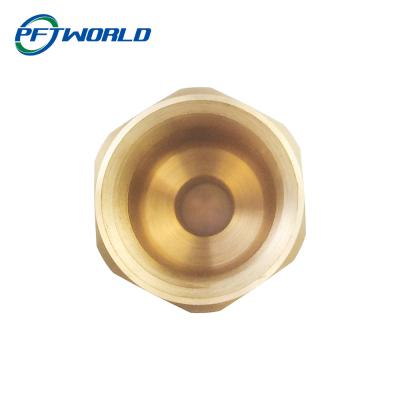 China Lathe 5Axis Precision Brass Turned Parts , Electrophoresis Brass Machined Components for sale