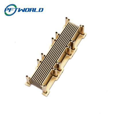 China Titanium Anodize Brass Turning Parts , LGS Standard Precision Brass Components for sale